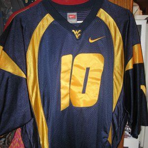 Nike West Virginia Mountaineers #10 Jersey L